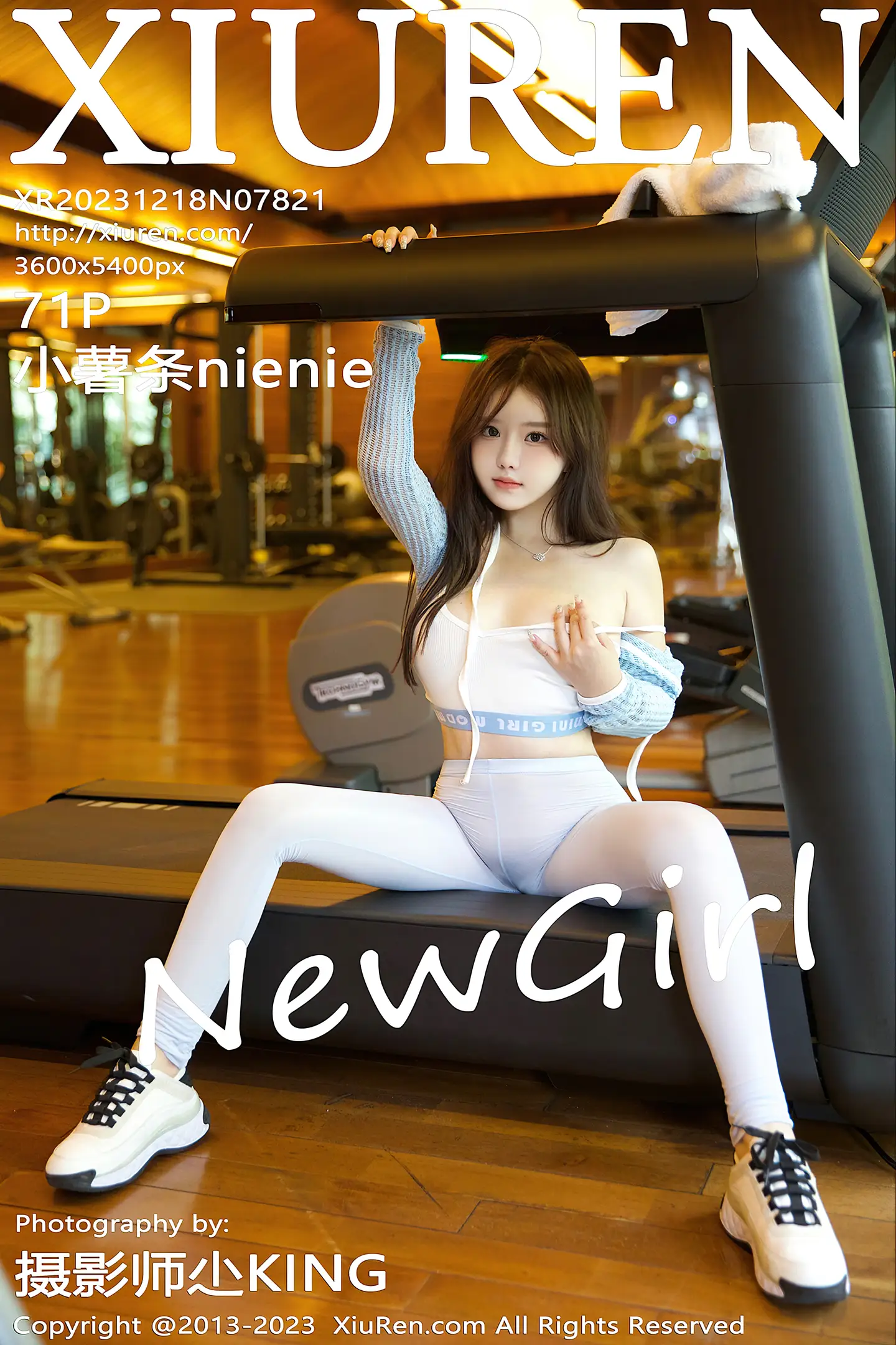 [XiuRen秀人网]No.7821_新人模特小薯条nienie健身房性感浅色运动服秀完美身材诱惑写真71P-秀人网 - XiuRen.Space